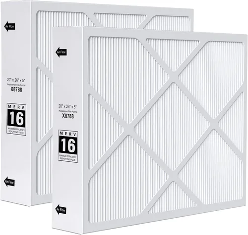 Vista 8 de Upgrade X8788 MERV 16 Filtro X8788 20x26x5 para horno compatible con Lennox X8788 y PCO20-28 PureAir Cleaner, 1 paquete