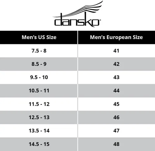 Vista 7 de Dansko Zapatos casuales Wynn para hombre - Zapatos de trabajo, zapatos de chef, comodidad y apoyo durante todo el día