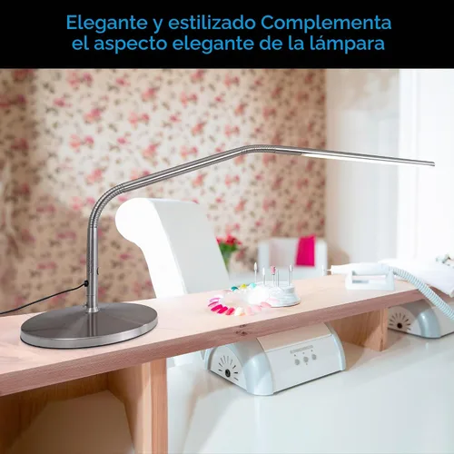 Vista 6 de Base de lámpara de escritorio para modelos Slimline – Soporte independiente antideslizante – Compatible con D35108, D35107, D35106 – Acabado