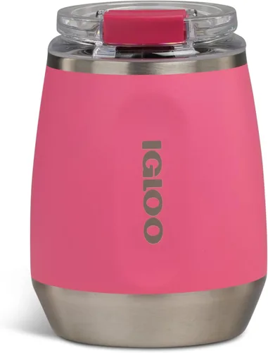 Vista 19 de Igloo Vaso de vino de 10 onzas Vasos de acero inoxidable Verde azulado laguna