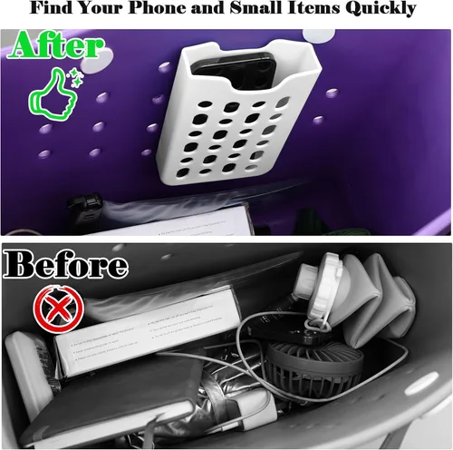Vista 5 de Soporte para teléfono compatible con bolsa Bogg, funda de inserción de silicona suave, accesorios de soporte para funda de teléfono, accesorios