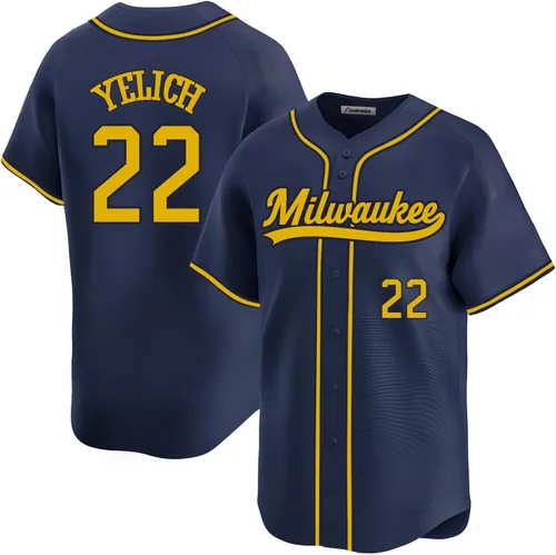 Vista 11 de Camiseta cosida de béisbol Milwaukee personalizada para hombres/mujeres/jóvenes para fanáticos de los deportes