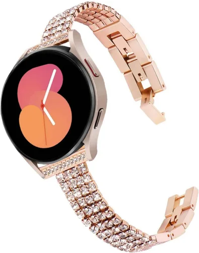 Vista 10 de DEALELE Correas compatibles con Samsung Galaxy Watch 6/6 Classic / 5/5 Pro / 4/4 Classic / 3 1.614 in / Active 2, correa de repuesto de metal