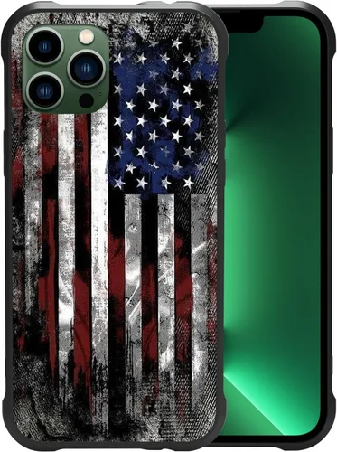 Vista 14 de Funda para iPhone 11 Pro, Funda con Bandera Americana para iPhone 11 Pro Diseño para Hombres Niños [Anti-Rayones] Antideslizante+A Prueba de Golpes
