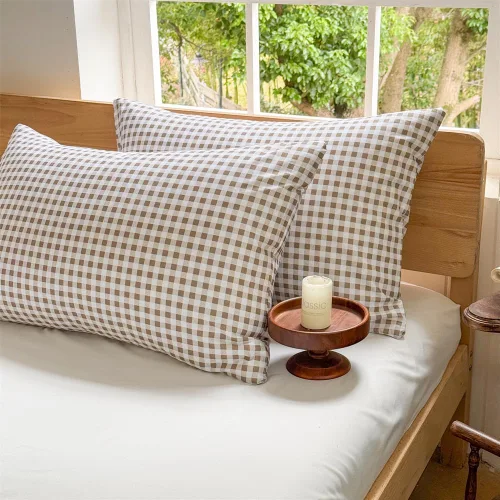 Vista 10 de NSNLGSGC Juego de 2 fundas de almohada de microfibra prelavada con volantes de color azul claro de 20 x 20 pulgadas, para cama/sofá