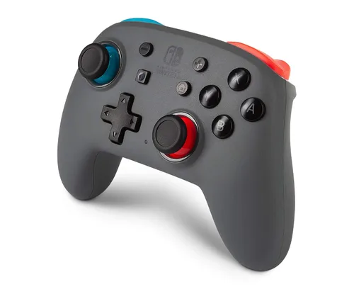 Vista 7 de PowerA Nano Enhanced Wireless Controller for Nintendo Switch - Grey-Neon Works with Nintendo Switch Lite Bluetooth Controller Gamepad Compact