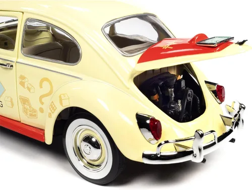Vista 3 de Auto World 1963 Beetle Monopoly Free Parking 1:18 Escala Diecast Vehículo Réplica