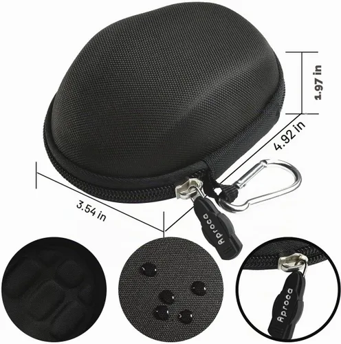 Vista 7 de Aproca Funda compatible con el mouse inalámbrico Logitech M705 Marathon, bolsa de almacenamiento portátil dura para accesorios (solo funda)