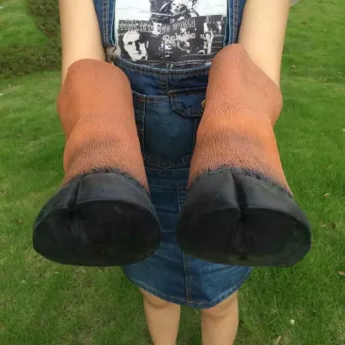 Vista 8 de INOOMP 3 pares de guantes de Halloween para caballo fiesta de Halloween accesorios para disfraz de adulto guante de animal recuerdo de fiesta