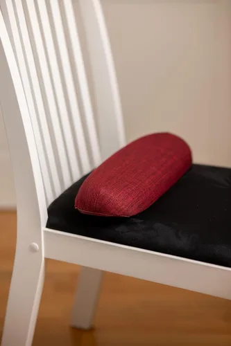 Vista 4 de Cuña Gokhale: para sentarse cómoda, relajada y saludable. Transforma cualquier silla para aliviar el dolor de espalda baja, dolor de cuello, dolor