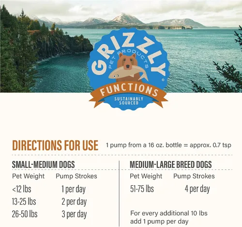 Vista 6 de Grizzly Pet Products Líquido para aliviar dolor de articulaciones para perros, 16 onza