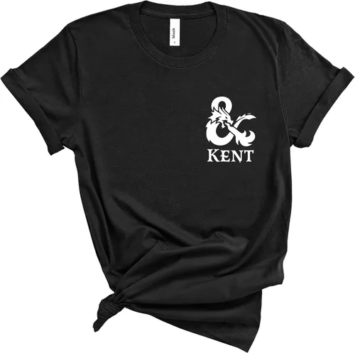 Vista 6 de D&D Shirt, Pocket Dragon, DM Shirt, D20 Tshirt Black