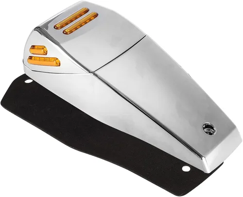Vista 5 de Partsam 5 piezas de repuesto para Kenworth - Luces marcadoras cuadradas de cabina de 48 LED, luz LED ámbar de línea plana con carcasa de plástico