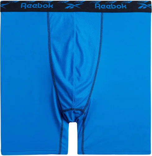 Vista 5 de Reebok Ropa interior para hombre, calzoncillos tipo bóxer de alto rendimiento (paquete de 3)