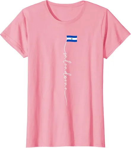 Vista 12 de Camiseta con la bandera salvadoreña de El Salvador