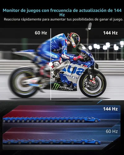 Vista 2 de UPERFECT Monitor portátil de 18" 2K 144Hz, 100% DCI-P3 400 liendres