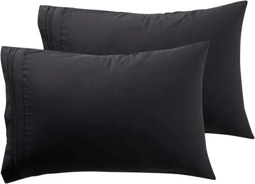 Vista 87 de Nestl - Juego de 2 fundas de almohada de microfibra azul playa tamaño Queen, 20 x 30 pulgadas