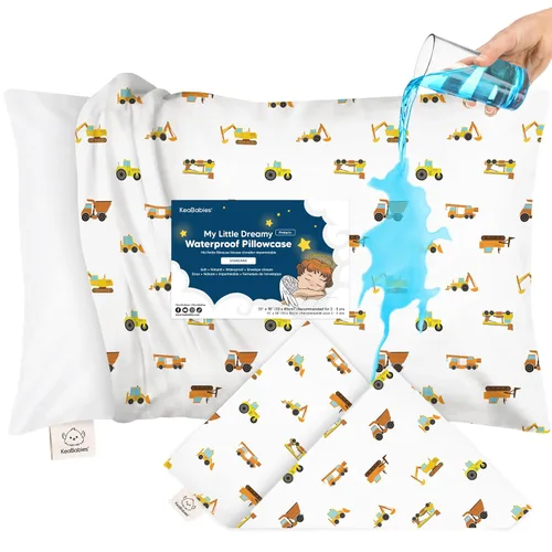 Vista 32 de KeaBabies Funda de almohada para niños pequeños de 13 x 18 pulgadas, funda de almohada de algodón orgánico para niños, niñas, funda de algodón suave