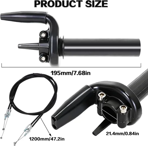Vista 7 de Tubo de acelerador de motocicleta con cable de aceleración para YZ250F 426F 450F / WR250F 426F 450F / CRF150R 150RB 250R 250X 450R 450X / KX250F