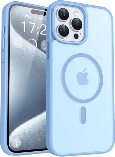 Vista 42 de Funda para teléfono Google Pixel 9 Pro XL, Compatible con Magnético, Protección contra Caídas de Grado Militar Translúcida Mate Resistente a Golpes