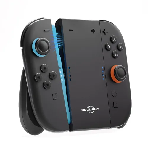 Vista 10 de Switch 2 Joycon Charging Grip with Built-in 2000 mAH Battery, Super Magnetic Charger Handle for Nintendo Switch 2 Joycons, Ergonomic Controller