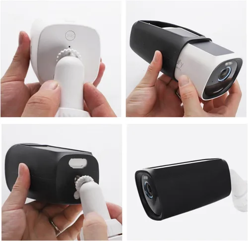 Vista 5 de Funda protectora Accesorios de carcasa de cámara de seguridad Funda de silicona Funda protectora a prueba de golpes de piel Cubierta de seguridad