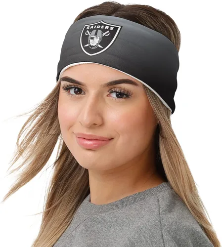 Vista 92 de FOCO Diadema de moda para mujer con logotipo de equipo de la NFL Gradiente impreso.