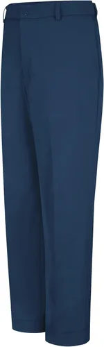 Vista 6 de Red Kap Men's Stain Resistant, Flat Front Work Pants Azul marino