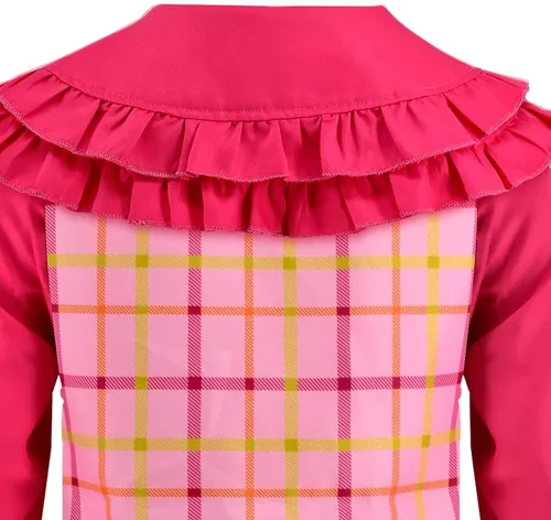 Vista 5 de QENUIA Girls Wednesday's Enid Sinclair Cosplay Dress Costume Long Sleeve Costumes Halloween Outfit for Girls