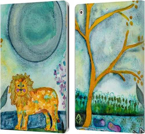 Vista 27 de Head Case Designs Wyanne - Funda de piel con licencia oficial de Wyanne Blue Watercolour Bear Animals 2, compatible con Apple iPad 10.2