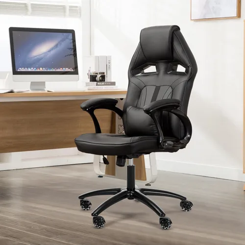 Vista 6 de Frassie Reemplazo de base de silla de oficina y de juego de 28 pulgadas de metal con 5 ruedas, base de silla para escritorio de computadora con Negro
