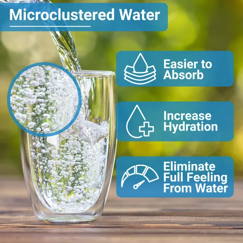 Vista 6 de Aqua Ionizer Deluxe 5.0 Ionizador de agua 7 ajustes de agua Sistema de filtración de agua alcalina para el hogar Produce agua alcalina pH