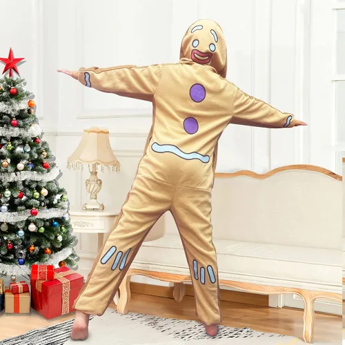 Vista 5 de RONGTAI Pijama unisex de una pieza para Halloween para adultos