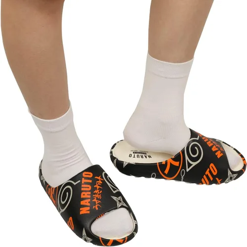 Vista 5 de Bioworld Naruto Shippuden Toss Icons Mens Slides