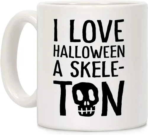 Vista 102 de LookHUMAN Tazas de Halloween Taza de café de Halloween - Tazas de café para decoración ideales para amantes y entusiastas de la decoración - Taza