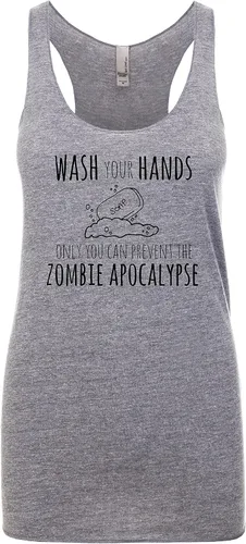 Vista 18 de Women's Graphic Racerback Tank Top, Gift for Her, Shirts with Sayings, Yoga