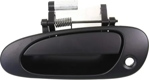 Vista 2 de KarParts360 Para Honda Civic 2002 2003 2004 2005 Manija de puerta exterior delantera, lado del conductor, negro liso con orificio para llave