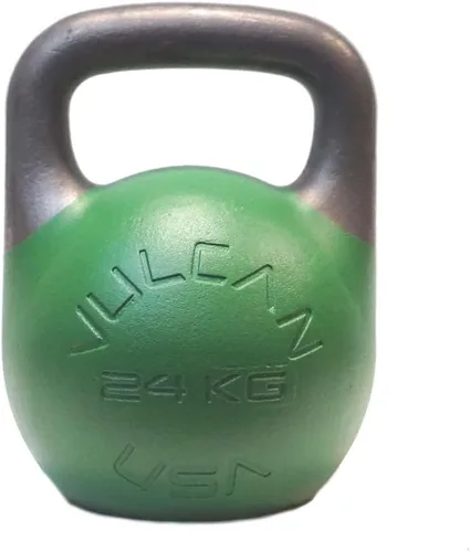 Vista 4 de Vulcan Competition Kettlebell – Ergonomic Steel Design with 35mm Wide Grip Handle Ideal for Strength Training and Workouts Suitable for All Hand