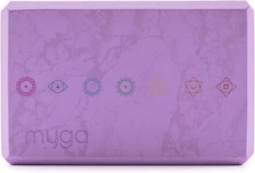 Vista 13 de MYGA Bloque de yoga, ladrillo ligero de espuma EVA para yoga, bloque antideslizante de alta densidad para posturas de yoga, pilates, equilibrio