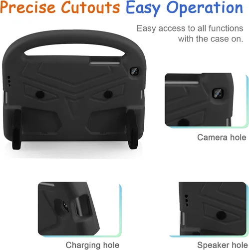 Vista 4 de Funda para niños para Samsung Galaxy Tab A 8.0" (2019) SM-T290/SM-T295, Techcircle Kids Safe a prueba de golpes, EVA resistente funda protectora