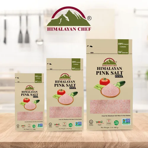 Vista 9 de Himalayan Chef Sal rosa del Himalaya-fina-8oz