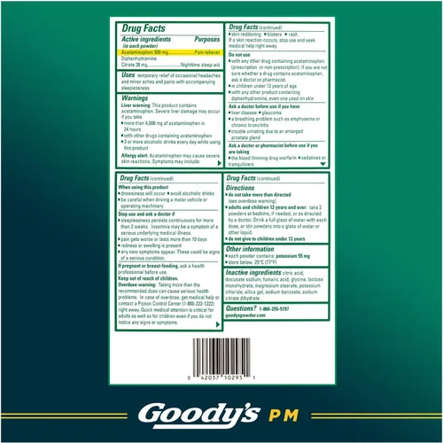 Vista 7 de Goody’s Polvo para dolor de cabeza, 10042037102958, PM, 1