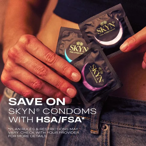 Vista 7 de SKYN Elite - Preservativos grandes – 36 unidades – Condones ultrafinos, lubricados sin látex, más largos y anchos para un ajuste más cómodo