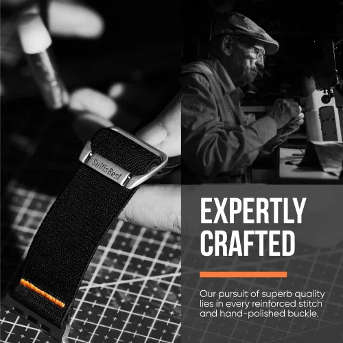 Vista 5 de Suitisbest Correa deportiva para Apple Watch Ultra 3/Ultra 2/Ultra Band de 1.929 in, 1.772 in, 1.811 in, 1.732 in, 1.654 in, correa de repuesto