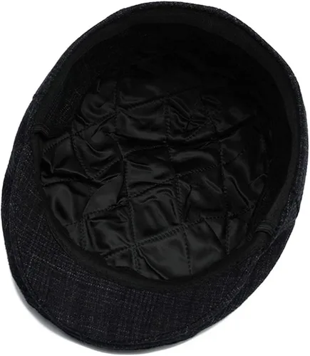 Vista 4 de Sombrero de Newsboy para hombre con orejeras gorras planas de hiedra Gatsby Cabbie