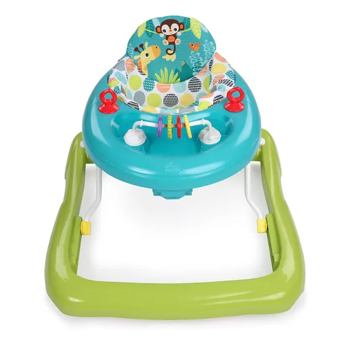 Vista 5 de [Usado] Bright Starts - Caminante Giggling Safari con estructura de plegado fácil para almacenamiento, para bebés a partir de 6 meses