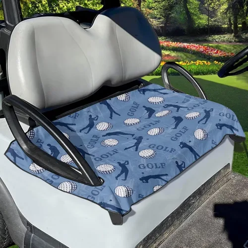 Vista 34 de AFPANQZ Toalla personalizada para cubierta de asiento de carrito de golf, añade tu texto, imagen, logotipo, nombre, protector de asiento de carrito