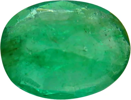 Vista 2 de 2.68 quilates ovalada (0.394 x 0.315in) 100% natural (sin calentamiento), piedras preciosas sueltas de esmeralda colombiana, Piedra preciosa