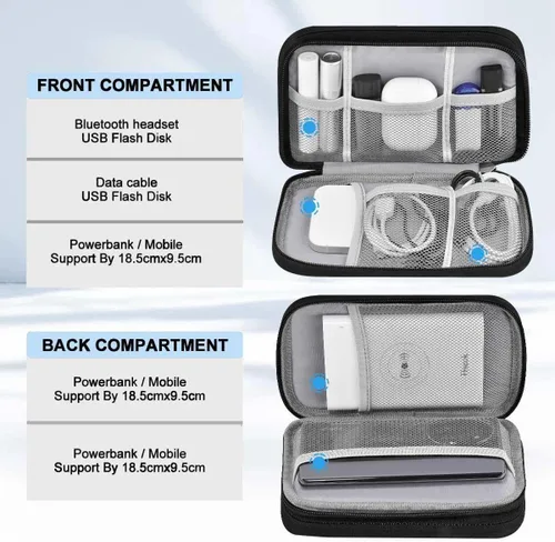 Vista 5 de Maletín para laptop de 15.6 pulgadas con bolsa de cinturón desmontable, compatible con MacBook Pro modelo de 15-16 pulgadas y los portátiles más