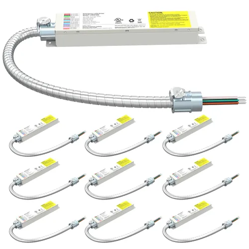 Vista 10 de Batería de reserva de emergencia de luz LED 20W 150-200VDC, conductor recargable de emergencia LED para luces Dimmable 10-120W